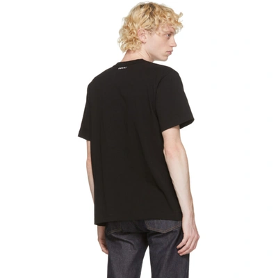 Shop Sacai Black Einstein T-shirt In Black 001