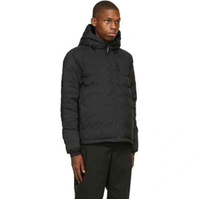 Shop Canada Goose Black Down Lodge Jacket