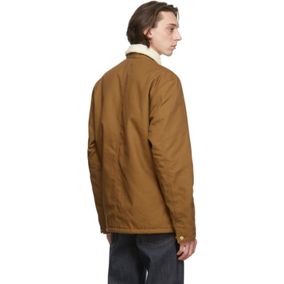 Shop Carhartt Brown Fairmount Jacket In Hz01 Brown