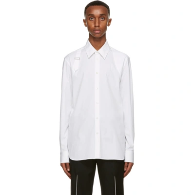 Shop Alexander Mcqueen White Harness Shirt In 9000 White