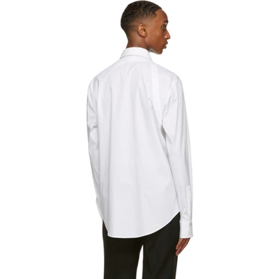Shop Alexander Mcqueen White Harness Shirt In 9000 White