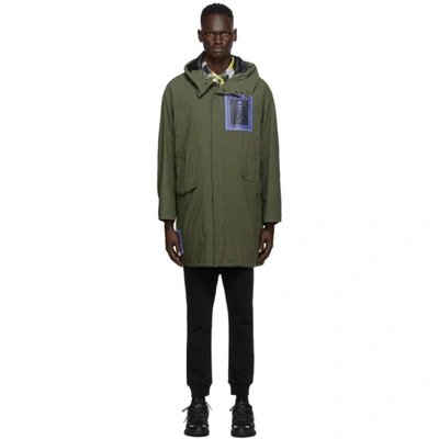 Shop Mcq By Alexander Mcqueen Khaki Apollo Parka Coat In 3133 Khaki