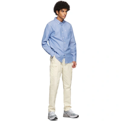 Shop Aimé Leon Dore Aime Leon Dore Blue Oxford Shirt