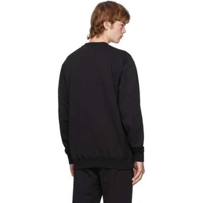 Shop Opening Ceremony Black Noodle Sweatshirt In Deep Smoke