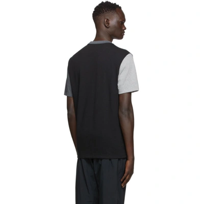 Shop Aimé Leon Dore Black Colorblocked T-shirt In Blk Combo