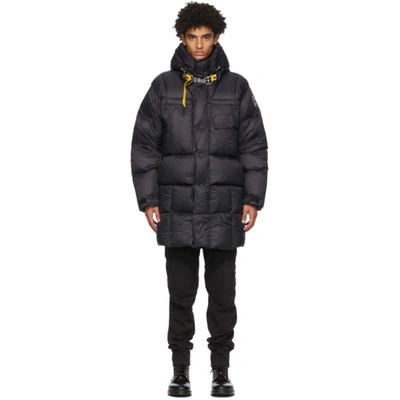 Shop Parajumpers Navy Down Bold Parka In 710 Pencil