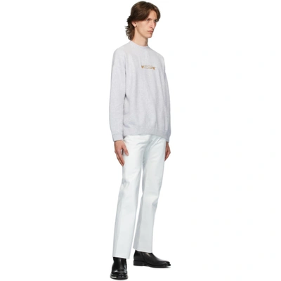Shop Off-white Barrel Worker Sweater In Off White