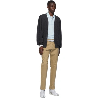 Shop Maison Margiela Beige Chino Trousers In 154 Cookie