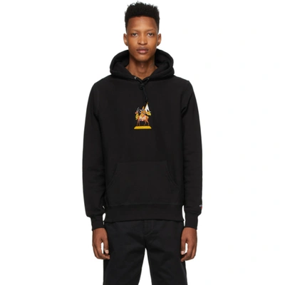 Black Vayu Raglan Hoodie