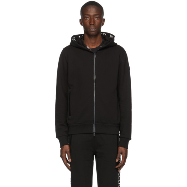 moncler black hoodie