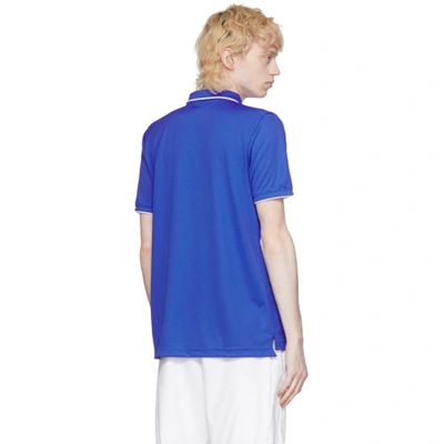 Shop Nike Blue Dri-fit Polo In 480 Game Ro