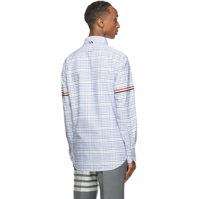 Shop Thom Browne Multicolor Oxford Check Straight Fit Shirt In 960 Rwbwht