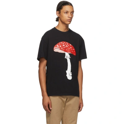 Shop Jw Anderson Black Mushroom T-shirt In Black 999