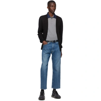 Shop Maison Margiela Blue Vintage Wash Jeans In 961 Medindi