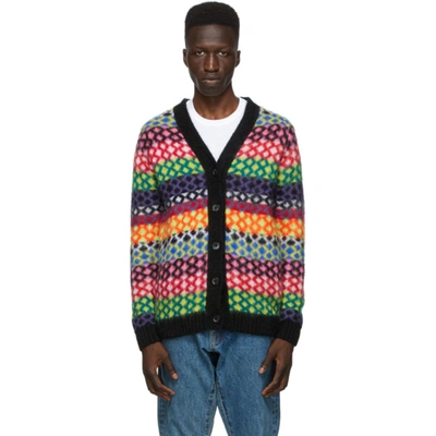 Shop Agr Ssense Exclusive Multicolor Mohair Diamond Cardigan