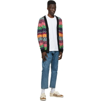 Shop Agr Ssense Exclusive Multicolor Mohair Diamond Cardigan