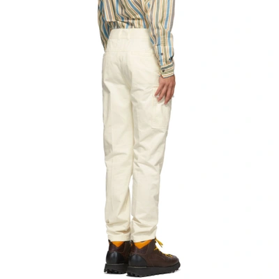 Shop Aimé Leon Dore Aime Leon Dore Off-white Slim Cargo Pants In Parmesan