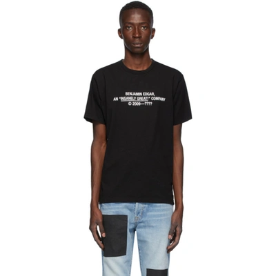 Shop Benjamin Edgar Ssense Exclusive Black 'insanely Great' T-shirt