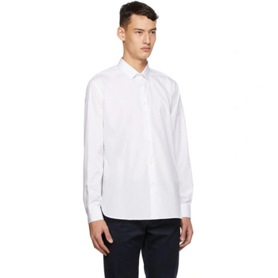 Shop Saint Laurent White Classic Shirt In 9000 White