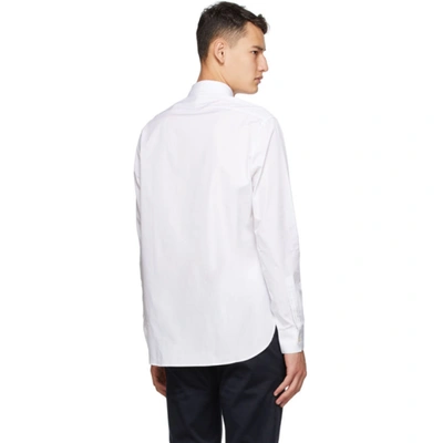 Shop Saint Laurent White Classic Shirt In 9000 White