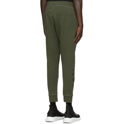 Shop Dsquared2 Green Icon Ski-fit Lounge Pants In 814 Brown