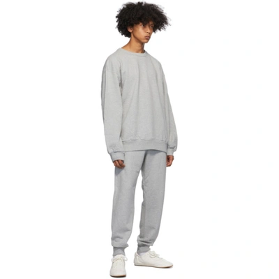 Shop Dries Van Noten Grey Relaxed Sweatshirt In Grey Melang