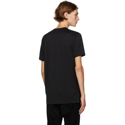 Shop Dolce & Gabbana Black Jersey Logo T-shirt In N0000 Black