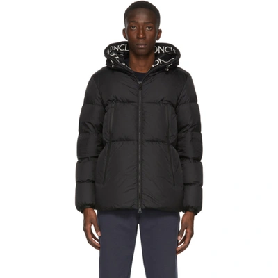 Shop Moncler Black Down Montcla Jacket In 999 Black