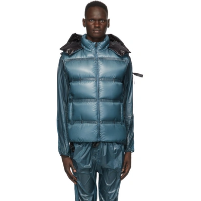 Shop Moncler Genius 5 Moncler Craig Green Blue Down Quilted Vest In 720 Blue