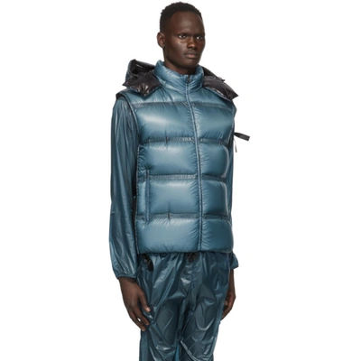 Shop Moncler Genius 5 Moncler Craig Green Blue Down Quilted Vest In 720 Blue