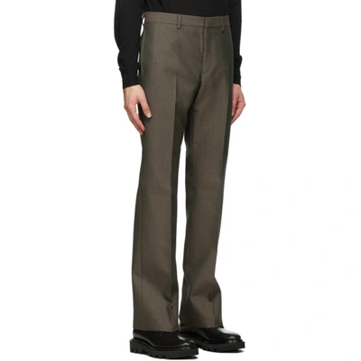 Shop Givenchy Black & Green Skinny-fit Trousers In 013-black/g