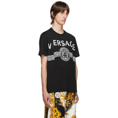 Shop Versace Black Medusa T-shirt In A1008 Black