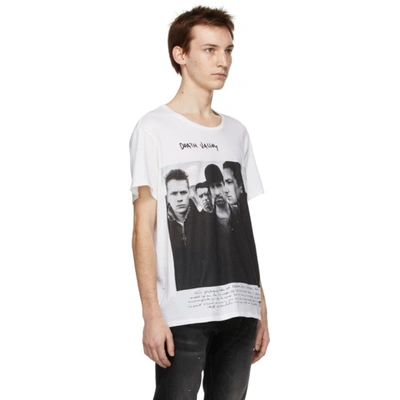 Shop R13 White Anton Corbijn Edition U2 Death Valley T-shirt