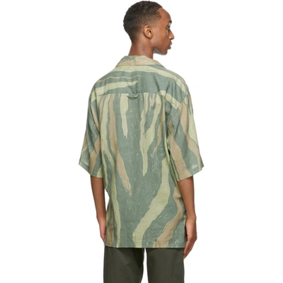 Shop Nicholas Daley Green Aloha Short Sleeve Shirt