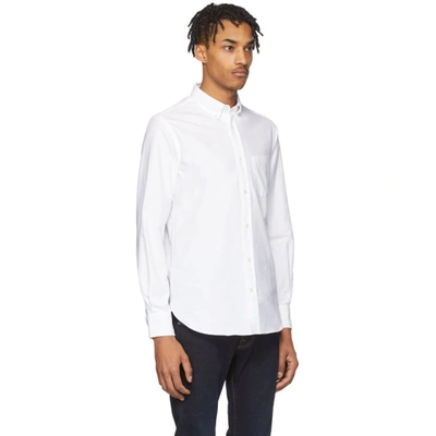 Shop Officine Generale White Antime Oxford Shirt