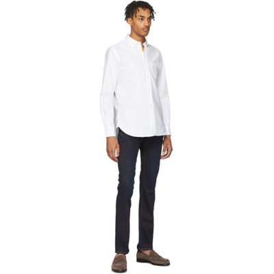 Shop Officine Generale White Antime Oxford Shirt