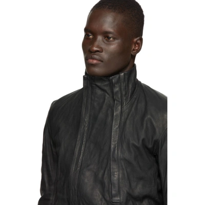 Shop Boris Bidjan Saberi Black Horse Skin Jacket