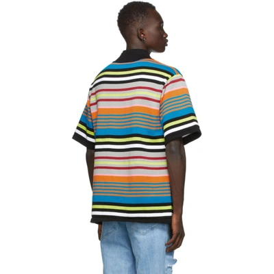 Shop Agr Ssense Exclusive Multicolor Striped Short Sleeve Sweater