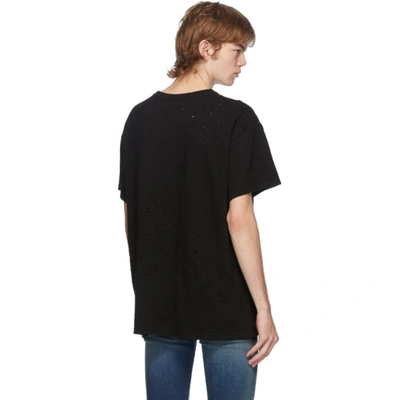 Shop Amiri Black Shotgun T-shirt