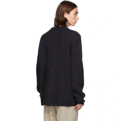 Shop Hope Navy Wool North Sweater In Dk Navy