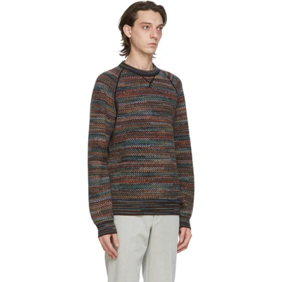 Shop Missoni Multicolor Wool Striped Sweater In Sm40u Multi
