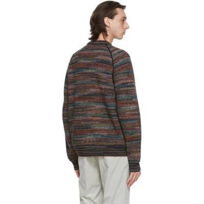 Shop Missoni Multicolor Wool Striped Sweater In Sm40u Multi