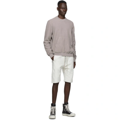 Shop Rick Owens Drkshdw Taupe Granbury Sweatshirt In 74 Putty