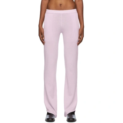 Shop Ludovic De Saint Sernin Purple D-pants Trousers In Lavender