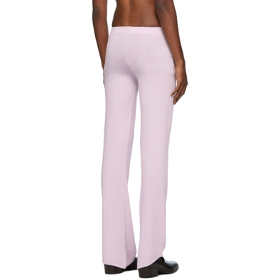 Shop Ludovic De Saint Sernin Purple D-pants Trousers In Lavender