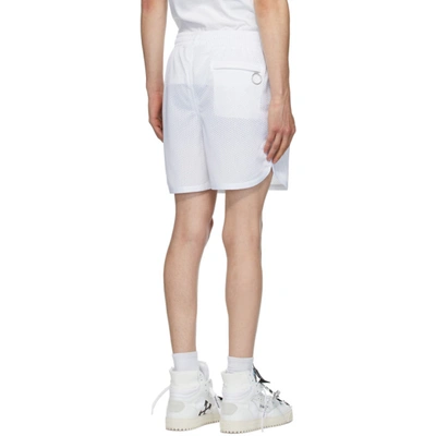 Shop Off-white White Caravaggio Angel Shorts