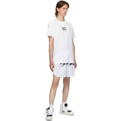 Shop Off-white White Caravaggio Angel Shorts