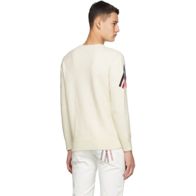 Shop Moncler Off-white Wool & Alpaca Sweater In 004 Beige