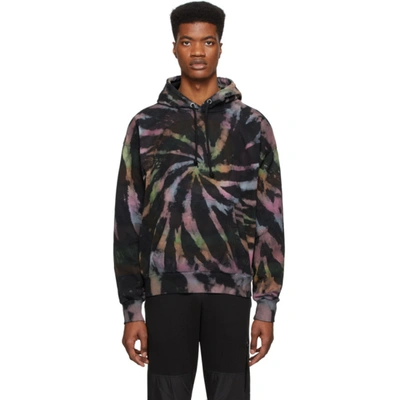 Shop Diesel Black And Multicolor S-alby-s1 Hoodie In 900b Black