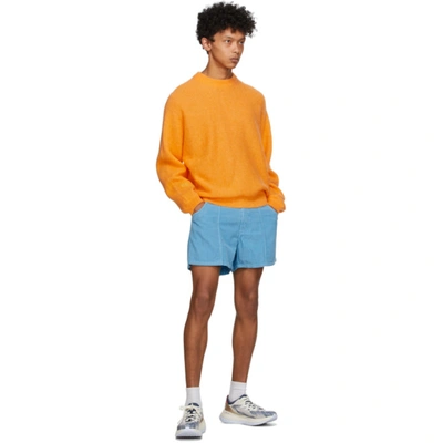 Shop Erl Orange Alpaca & Mohair Sweater